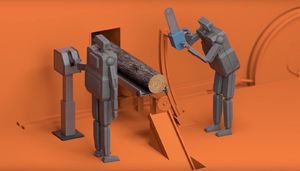 #видео дня | Грустный мультфильм о незавидной судьбе роботов-трудоголиков
