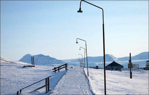 Прогулка по советскому городу в Норвегии