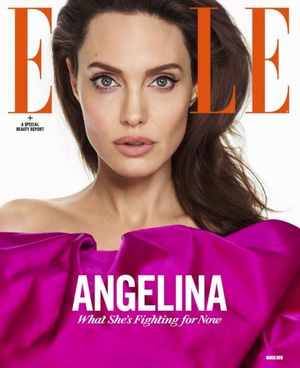 Анджелина Джоли появилась на мартовской обложке ELLE