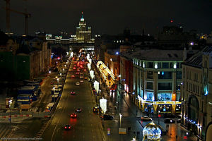 Бесплатная обзорная площадка с отличным видом на Москву
