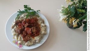 Готовим  «Хункар байилды» —  Мясо и салат из баклажанов (из турецкой кухни)