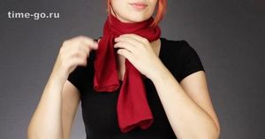 12 стильных способов красиво завязать шарф, шейный платок или палантин