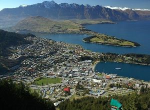 Новая Зеландия, вид с неба