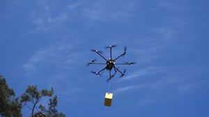 В Москве тестируют систему доставки грузов дронами