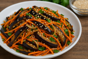 Салат из баклажанов по-корейски