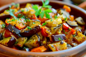 Соте из баклажанов