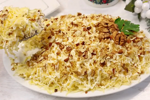 Салат «Черепаха» — нежный, как первый снег