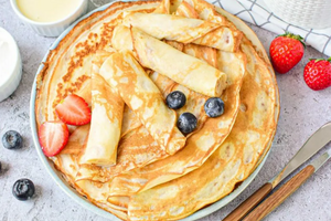 Большая блинная заготовка — пять начинок и несколько быстрых завтраков