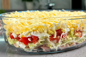 Весенний салат «Нежность» — праздник вкуса на вашей тарелке