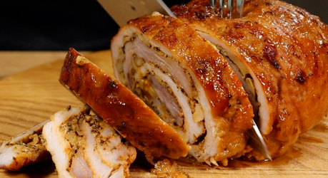 Мясной рулет на праздничный стол