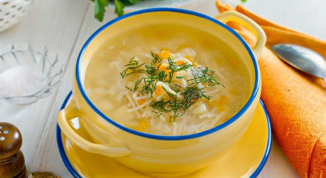 Быстрый куриный суп