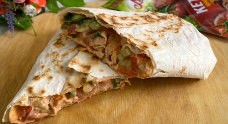 Шаурма с курицей. Готовим дома.