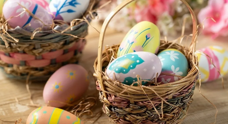 Окрашивание яиц к Пасхе