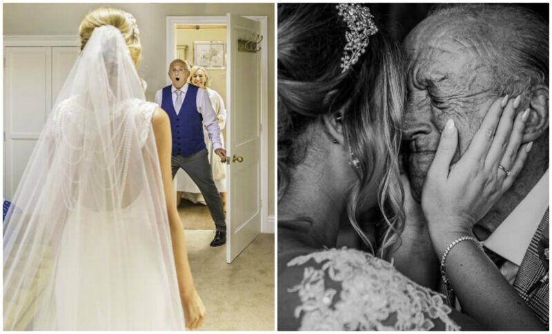 26 трогательных фото отцов, которые не сдержали эмоций на свадьбе дочерей.
