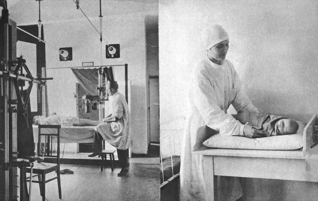 Первые больницы для детей. Больница СССР 1930 Е годы.