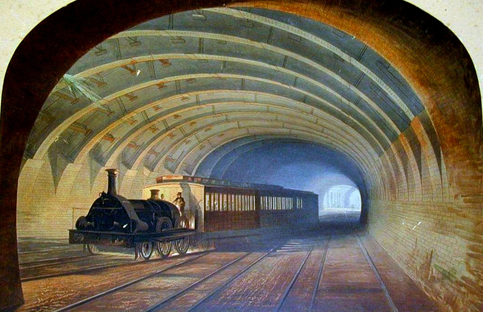 Метро в лондоне 1863