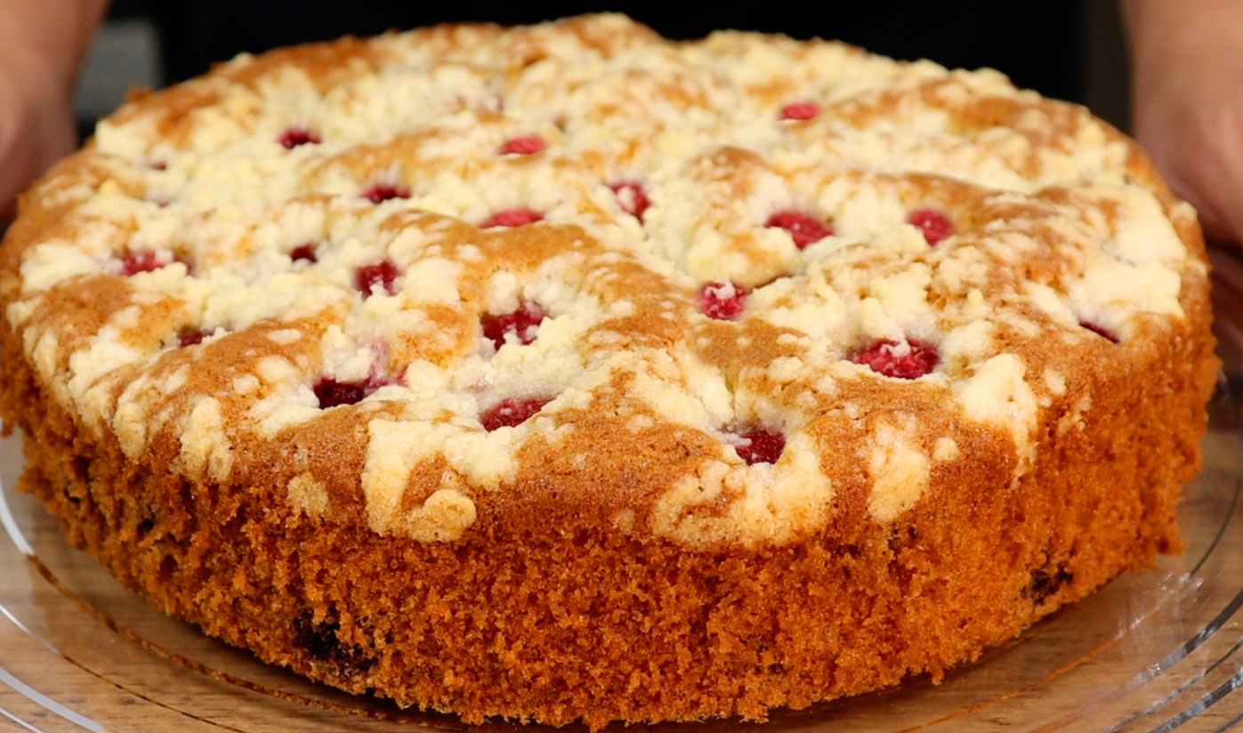 Быстрый ягодный пирог