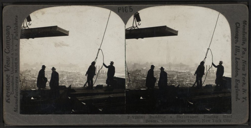 Как строился Нью-Йорк: архивные фотографии начала 20-го столетия