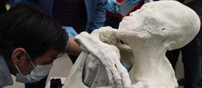 В Перу нашли странную мумию похожую на инопланетное существо